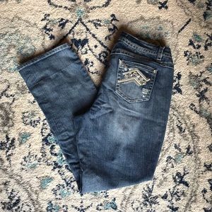 Cato bootcut jeans size 16W average length